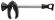 Thule Omnistor Bike Holder 2/lockable AcuTight Knob anodised gray
